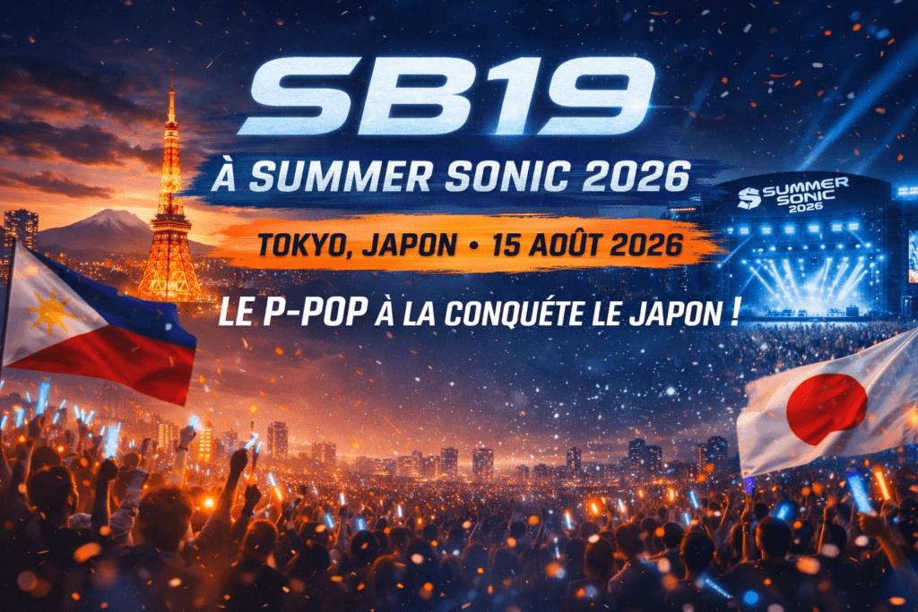 SB19 à Summer Sonic 2026 à Tokyo avec foule et scène de concert au Japon